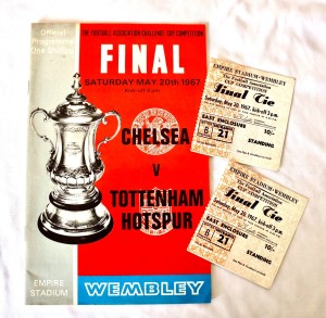 Peter Bonetti Signed FA Cup Final Programme. Chelsea/Spurs 1967. Plus 2 Tickets. for sale on Ebay