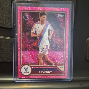 Topps 2026/27 Premier League Justin Devenny Crystal Palace Pink #111 279/399 for sale on Ebay