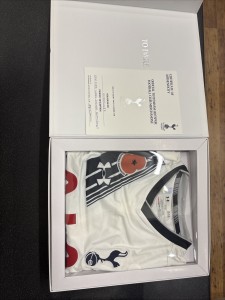 Eric Dier Match Worn Tottenham Shirt Signed Special Ed Poppy Shirt for sale on Ebay