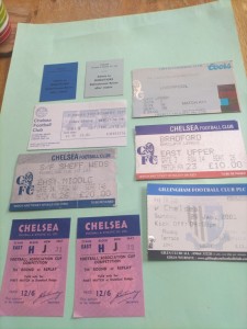 Used Chelsea Football Tickets. (9) for sale on Ebay