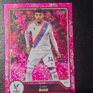 Topps Premier League 2026-27 Chadi Riad Crystal Palace #107 Parallel Soccer Card for sale on Ebay
