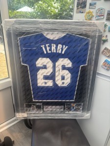 John Terry Chelsea FC Personally Obtained Certified Signed Shirt Framed Plaque for sale on Ebay