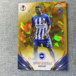 2024 Topps Chrome Sapphire UCC Carlos Baleba RC 17/50 - Brighton / Man Utd for sale on Ebay