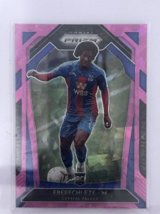 PANINI PRIZM PREMIER LEAGUE 20/21 EBERECHI EZE CRYSTAL PALACE  PINK CRACKED ICE for sale on Ebay