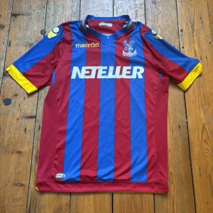 Classic Crystal Palace F.C. 2014-15 Home Shirt Size Medium Football Jersey for sale on Ebay