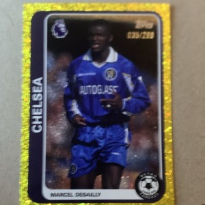 Topps 2026/27 Retro Threads 1998/99 Marcel Desailly Chelsea RT7 Gold /200 for sale on Ebay