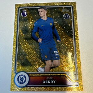 Topps Premier League 2026/27 Jesse Derry Chelsea RC Gold #99 45/50 for sale on Ebay