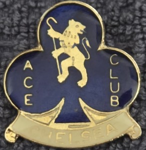 CHELSEA FC BADGE - CHELSEA COFFER ACE CLUB BADGE  for sale on Ebay