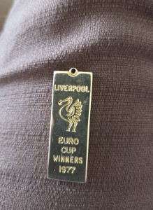 Liverpool Football Club Gold Coloured Ingot/Pendant.  1977. LFC for sale on Ebay
