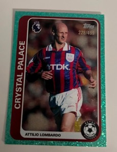 Attilio Lombardo Crystal Palace Flagship 26/27 Retro Thread Insert Numbered /499 for sale on Ebay