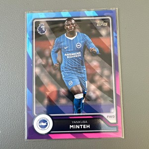 Topps PL Flagship Edition 26/27 Yankuba Minteh Brighton Parallel for sale on Ebay