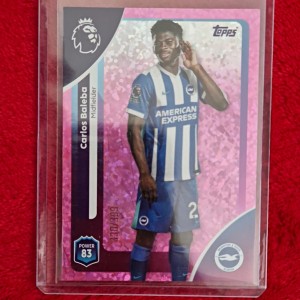 Topps Premier League 2025/26 Carlos Baleba Brighton #80 Parallel Serial /399 for sale on Ebay