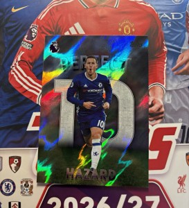 Topps Premier League 2026/27 Eden Hazard Chelsea Perfect 10 PT 3 Insert for sale on Ebay
