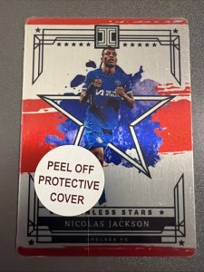 2023/24 - TOPPS IMPECCABLE STAINLESS STARS-NICOLAS JACKSON-CHELSEA- 15 OF 22 for sale on Ebay