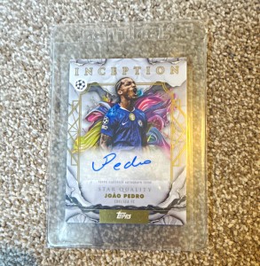 Topps 2025/26 Inception UCL Star Quality João Pedro Chelsea Autograph SQ-JP for sale on Ebay