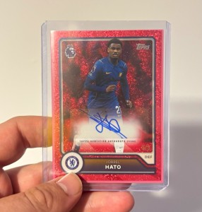 Topps Flagship Premier League 2026/27 Jorrel Hato Chelsea Auto BA-JHA 5/5 for sale on Ebay