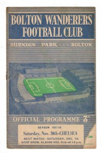 Bolton Wanderers v Chelsea - 1957-58 Division One - Football Programme for sale on Ebay