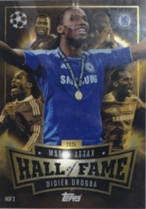 Topps Match Attax 2025 Chrome Hall of Fame Insert Didier Drogba HOF 2 Chelsea for sale on Ebay