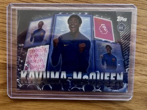 2026 Topps Flagship Ryan Kavuma-McQueen RC Billboard Material Case Hit Chelsea for sale on Ebay