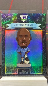 2025 Topps Decades George Weah Bobbleheads Blue /99 Chelsea for sale on Ebay