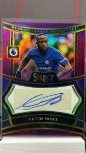 2024-25 Panini Select Premier League Victor Moses Purple Auto /199 Chelsea for sale on Ebay