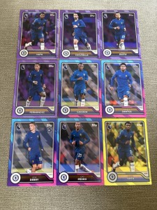 Topps Premier League Flagship 2026/2027 Chelsea Voltage Parallel Bundle X9 for sale on Ebay