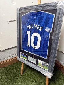 Framed football shirt. Cole Palmer Signed Chelsea Shirt With COA for sale on Ebay
