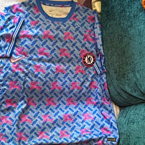 Nike Chelsea special edition￼Blue Short Sleeve Adults Size XL for sale on Ebay