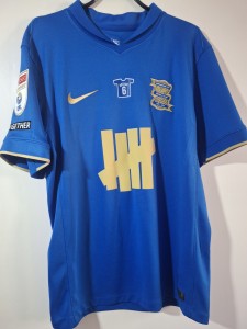 Matchworn Birmingham City Shirt - Isichei.   2025 v Solihull in the Arthur Cup for sale on Ebay