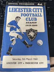 1959/60 LEICESTER CITY V MANCHESTER CITY - DIV.1 for sale on Ebay