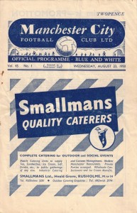 MANCHESTER CITY v CARDIFF 1950/51 DIVISION 2 for sale on Ebay