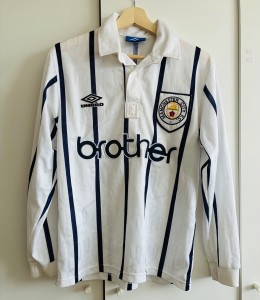 Manchester City Umbro 1993/95 Third Shirt long Sleeve Men Small PLEASE READ for sale on Ebay