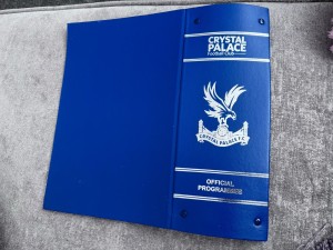 NEW UNUSED CRYSTAL PALACE FOOTBALL CLUB PROGRAMME BINDER HOLDER for sale on Ebay