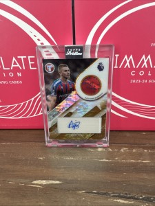 Topps Pristine 2026 Crystal Palace Adam Wharton Player Worn Relic Auto 17/50 for sale on Ebay