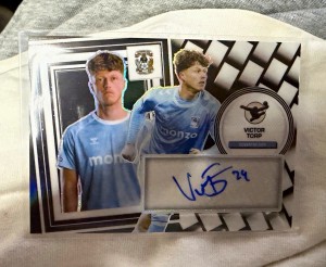 Panini EFL Panini's Football Victor Torp Coventry City Auto Auto 1/1 for sale on Ebay