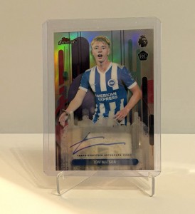 Topps Finest Premier League 2025-26 Tom Watson Brighton #FA-TW RC Auto for sale on Ebay