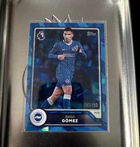 Topps Merlin Premier League Diego Gomez #45 Brighton & Hove Albion 097/150 for sale on Ebay