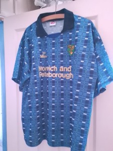 Norwich City football shirt  for sale on Ebay