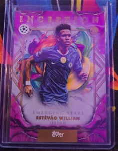 Estevao Willian 2025-26 Topps Inception UCC Emerging Stars RC Pink /75 Chelsea for sale on Ebay
