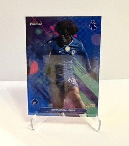 Topps Finest Premier League 2025-26 Shumaira Mheuka Chelsea #31 Blue 89/99 for sale on Ebay