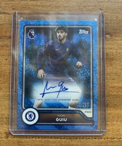 Topps Flagship Premier League 26/27 Marc Guiu Chelsea Auto BA-MGU 105/150 for sale on Ebay