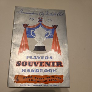 BIRMINGHAM CITY -  1956 Players Souvenir Handbook signed by 6 inc Astall  Govan for sale on Ebay