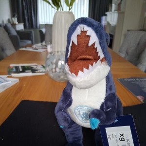 Manchester City FC Standing T-Rex Dinosaur Plush Toy 33 cm OFFICIAL Merchandise for sale on Ebay