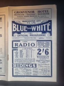 Manchester City V Birmingham City PRE WAR  Programme Division 1. 14/ 9 /1935  for sale on Ebay