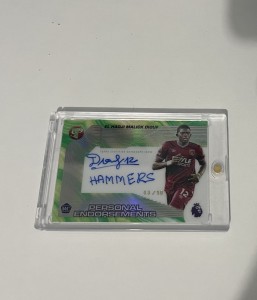 Topps Pristine Premier League 2025/26 - West Ham Diouf On Card Hammers Auto /10 for sale on Ebay