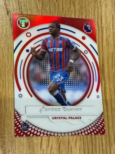 Topps Pristine 2026 Crystal Palace - Jaydee Canvot Red 3/5 for sale on Ebay