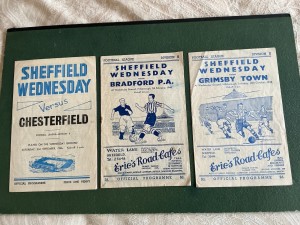 3 Sheffield Wednesday 1940’s Football Programmes for sale on Ebay