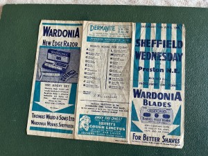 3 Sheffield Wednesday Programmes 1946.1949.1950 for sale on Ebay