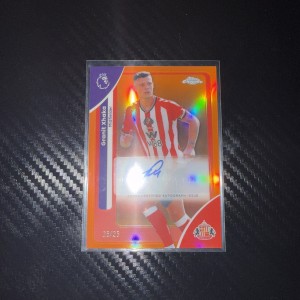 Sunderland Granit Xhaka 25/25 Autograph Topps Chrome!! for sale on Ebay