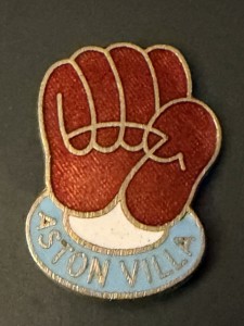 Aston Villa FIST Enamel Football Badge/Pin - Reverse Marked Coffer Northampton for sale on Ebay